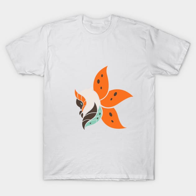 Warmful Flutter - Moth T-Shirt by kinokashi